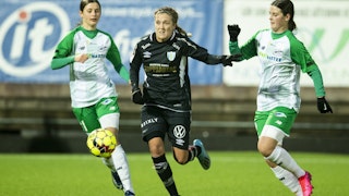 Filippa Angeldahl har lämnat Linköpings FC och spelar numera i Kopparbergs/Göteborg.